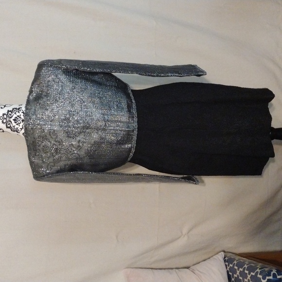 USA Made Rare Vintage Ritzy Unique Evening Midi Dress w Bolero Cloque Sz 10 - Picture 4 of 14